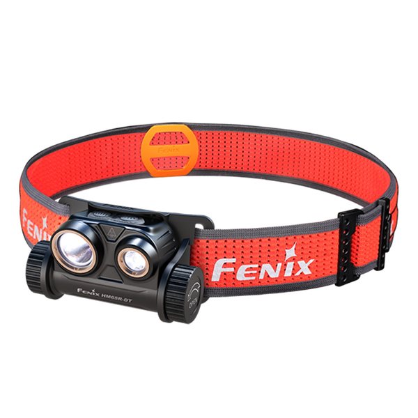 Fenix 1500 Lumen Rechargeable Trail Running Headlamp, Black HM65R-DT